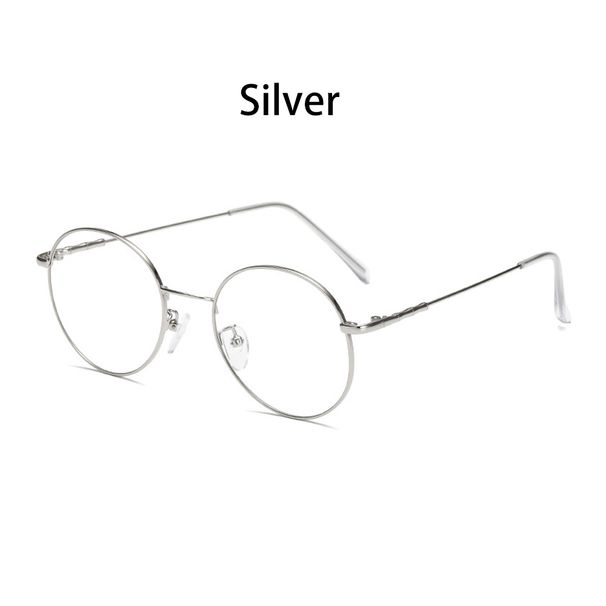 Modische hochauflösende Lichtblockierbrille für Damen und Herren, modisch, klassische runde Computerbrille aus Metall, Anti-Blaustrahlen-Schutz, Ned_voghion.com
