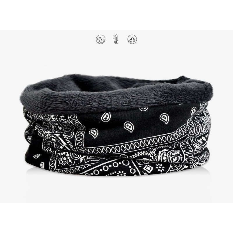 Scarf, Cashew Flower Men's Personality, Hip-hop Versatile, Trendy Brand Headscarf, Neck Protection Scarf, Face Mask_voghion.com