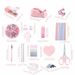 Pastel Stationery Set With Stapler, Scissors, Tape & Staple Remover - Cute Office & School Supplies For Students, Teachers & Professionals_voghion.com