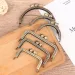 1Pc 8.5/10.5/12.5CM Cat Head Metal Purse Frame Handle For Clutch Bag Handbag Making Clasp Lock Bags Accessories_voghion.com
