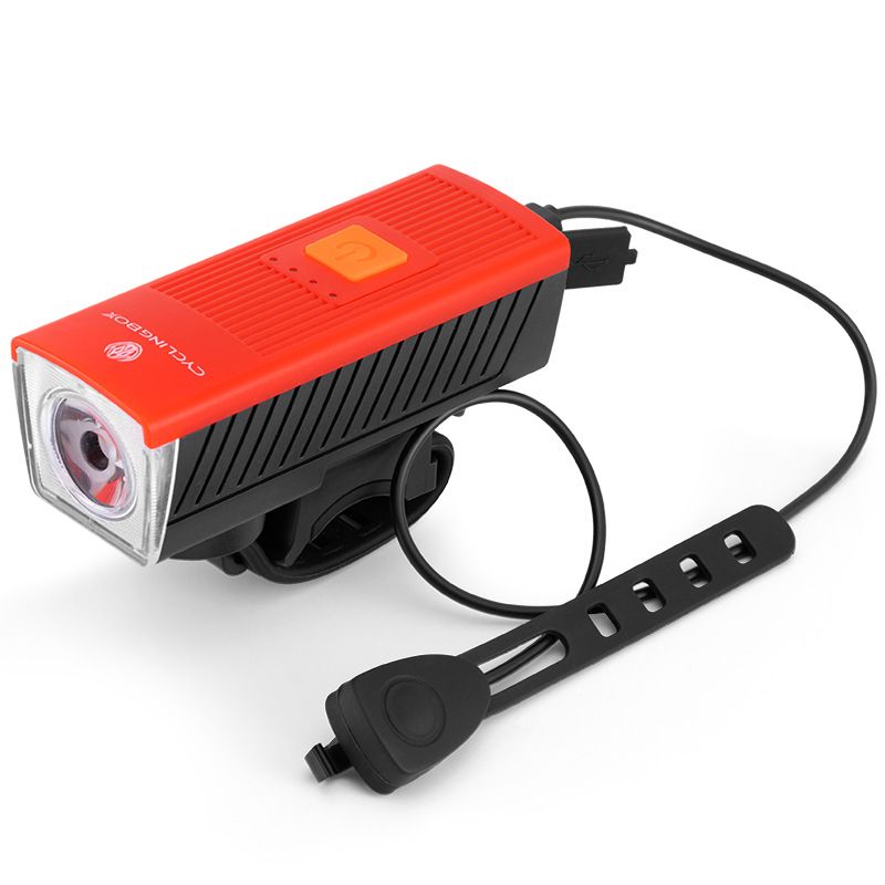 Bicycle Charging Horn Front USB Multi functional Set Night Riding Strong Light 180LM Mountain Bike Accessories_voghion.com
