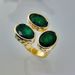 Anillo de jade chapado en oro Rongyu: un anillo elegante y elegante._voghion.com