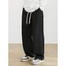 Men's Vintage Straight Leg Jogger Pants – Classic Retro Casual Sweatpants With Drawstring & Multi-Pockets_voghion.com