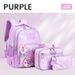 Cute Cartoon Butterfly Backpack For Girls, Large Capacity Waterproof School Bag With Bow Design, Lightweight Oxford Rucksack For Travel & Daily Use_voghion.com