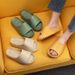 shrimp Skin Solid Color Summer Slippers Flat Shoes Student Flip Flops Slippers Couple Flip Flops Flip Flops_voghion.com