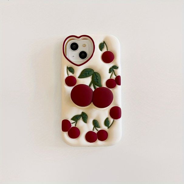 Cherry Stand Phone Case for 11 12 13 14 15 PROMAX_voghion.com