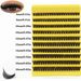 Eyelashes Set 30/40/80D Thick Curling 10 Rows Of Large Capacity Single Cluster DIY Self Grafted Segmented False Eyelashes_voghion.com