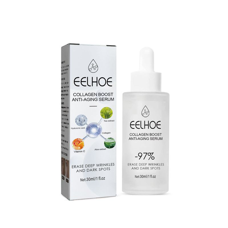 Siero viso antirughe al collagene, lifting antietà, rassodante, rimozione macchie scure, illuminante, idratante coreano_voghion.com