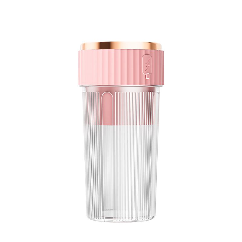 Portable Electric Juicer Cup - 400ml USB Rechargeable Blender For Fruits, Smoothies & Baby Food, 5-Blade High-Speed Mixing, BPA-Free_voghion.com