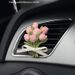 Bil Aromaterapi Sten Tulpan Luftkonditionering Vent Clip Small Fresh Ins Style Girl Bilinredning_voghion.com