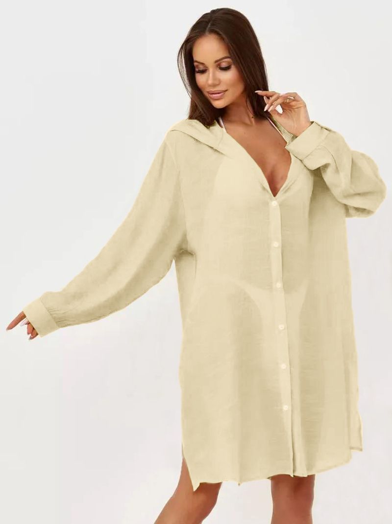 Women's Beach Cover Up – Lightweight Sun Protection Kimono Cover-Up For Swimsuits, Vacation, Pool Party_voghion.com