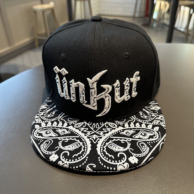 Unisex Accessories Flat Brim Hat Men Spring And Autumn Street Trend Hip Hop Hat Women Baseball Cap Summer Couple Student Hard Top Plate Hat_voghion.com