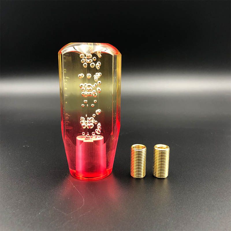 15cm Acryl Schaltgetriebe Kristall Schaltknauf Schalthebel Griffkopf mit Adaptern Autozubehör_voghion.com