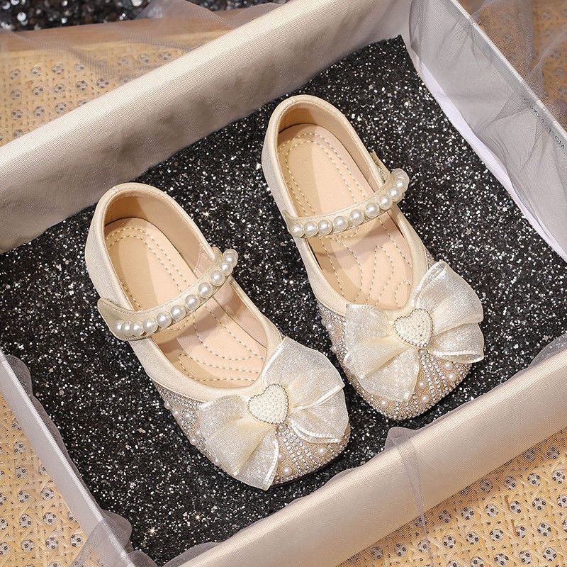 Girls' Princess 2024 Summer New Children's Leather Crystal Baby Single Fashion Spring and Autumn Shoes Soft Bottom_voghion.com