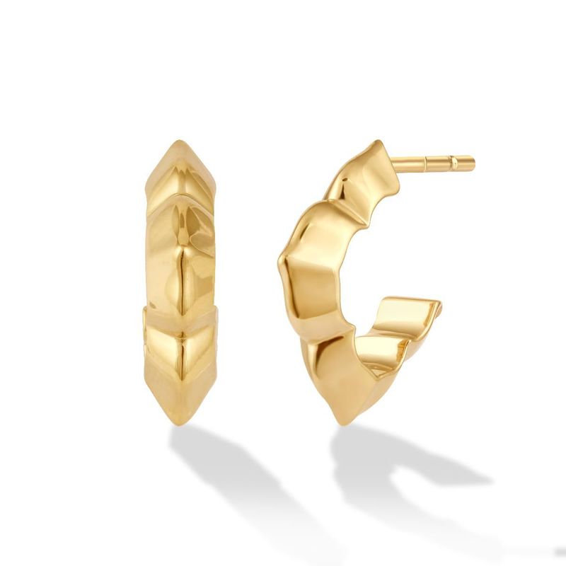 Heißer Verkauf Reales Gold Messing Galvanik Personalisierte Design Geometrische Ohrringe Modische Und High-End-Ohrringe_voghion.com