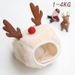Christmas Pet Hat Cute Antlers Saliva Towel Cat Headgear Hat Birthday Dress Up Plush Rabbit Ears Bou_voghion.com
