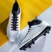 Leather Men's Long Nail Football Training Shoes, Indoor And Outdoor Sports Shoes_voghion.com