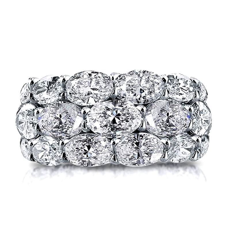 Cao Shi Luxurious With High Grade Full Set Three Rows Of Zircon Rings, Hot Selling Ring Accessories_voghion.com