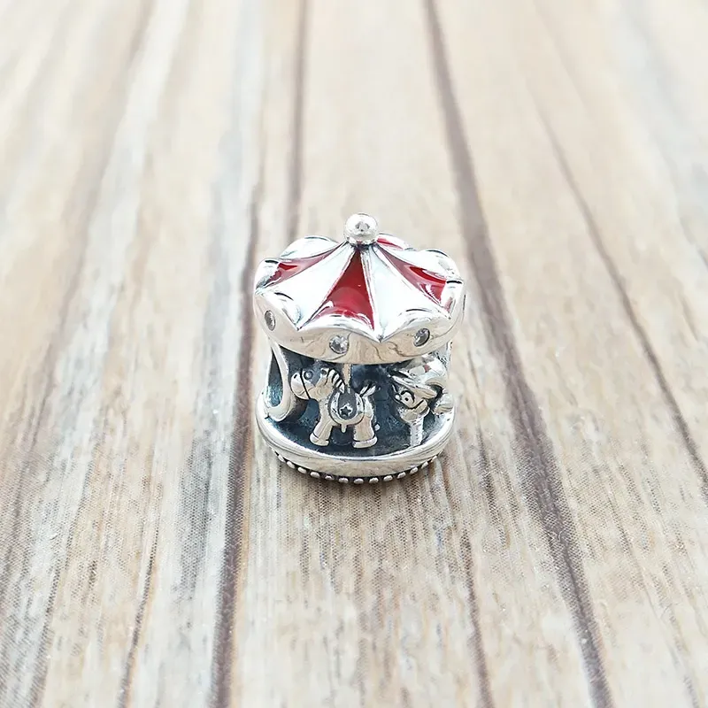 ciondoli autentici kit per la creazione di gioielli da uomo in argento sterling perline a catena braccialetto carosello di Natale adatto a regali braccialetti polsini per donne_voghion.com