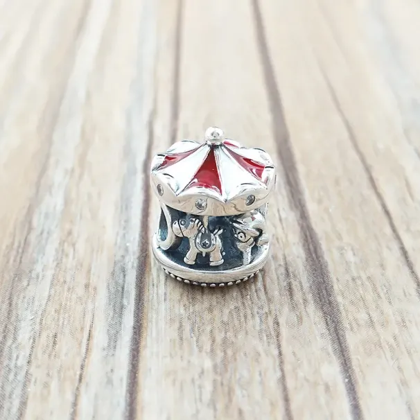 ciondoli autentici kit per la creazione di gioielli da uomo in argento sterling perline a catena braccialetto carosello di Natale adatto a regali braccialetti polsini per donne_voghion.com