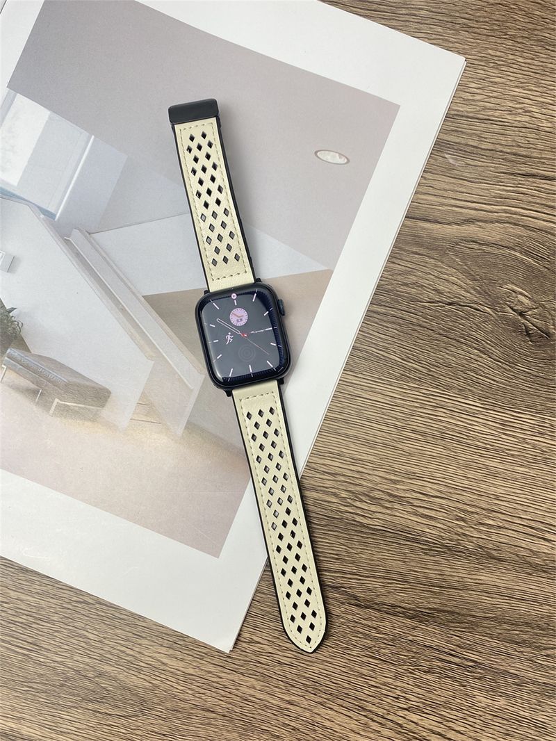 Pasek do zegarka iWatch 42/44/45/49mm 38/40/41mm silikonowy sportowy modny pasek do zegarka seria Ultra2 Se 9/8/7/6/5/4/3/2/1_voghion.com