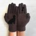 Women's Knitted Autumn Winter Fingerless Warm Fun Cute Dog Bone Print Gloves_voghion.com