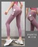 No Embarrassing Lines Sports Fitness Tight Peach Hip Lift High Waist Barely There Yoga Pants Women_voghion.com
