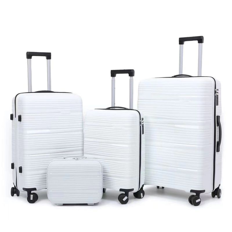 Gepäck & Reisetaschen Sonderangebot PP-Reißverschlussbox Spot-Set Drei Sätze mit vier Trolleys Farblich passendes sinkendes Schloss Explosionsgeschützte Stofftasche zum Zuziehen_voghion.com