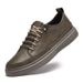 Men's Casual Board Shoes Two-layer Cowhide Comfortable And Breathable Work Men's Shoes_voghion.com