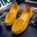 Women's Casual Solid Color Round Toe Flats_voghion.com