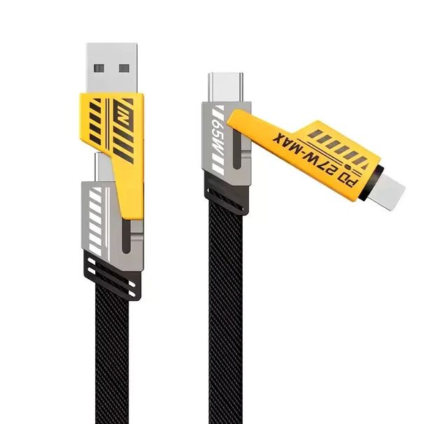 Chargeur rapide 120 W pour téléphone portable, 4 ports, adaptateur USB Type-C QC3.0_voghion.com