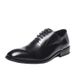 2024 Trendy Korean Style Casual Shoes Plus Size Leather Men's Business Shoes Breathable Rubber Sole Cross-Border Design_voghion.com