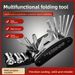 Zero Time Difference New Multi-Functional Folding Screwdriver Set Household Universal Hex Key Combination Wrench_voghion.com