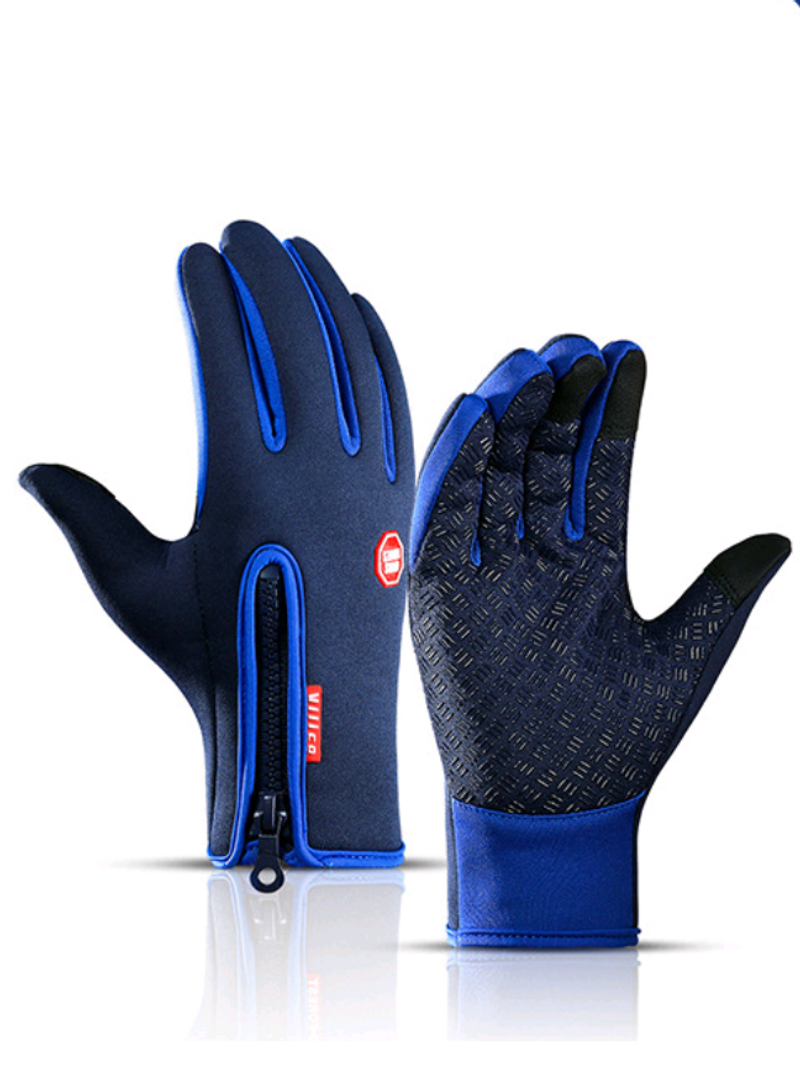 Esporte ao ar livre Outono Inverno Uniex Fleece Forrado Touchscreen Quente Esqui Ciclismo À Prova de Vento Antiderrapante Wear-Reitant_voghion.com