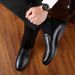 Brand WHITBY (COD 3 Days Delivery)Leather Shoes Men's Business Formal Wear Pointed Toe British Korean Version Casual_voghion.com