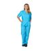 Vêtements pour femmes nouvelle couleur unie poche col en V uniforme de travail infirmier uniforme d'infirmière uniforme d'infirmière costume deux pièces femme_voghion.com