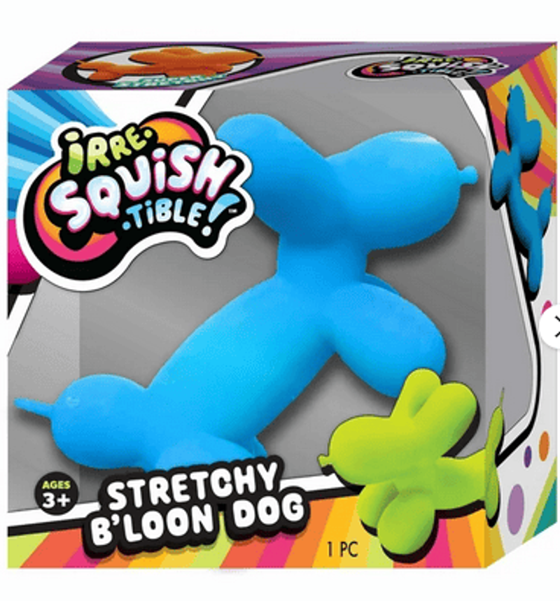Ja-Ru Irre-Squish-tible B'loon Dog -Child Novelty Toy TPR- 4 Colors, All Ages Novelty Toy_voghion.com