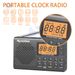 LED portatile AM FM SW digitale display grande schermo stereo radio sveglia cronometro MP3 registratore multifunzionale_voghion.com