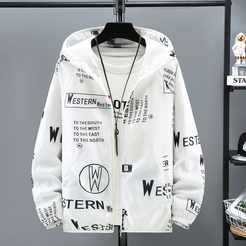 Men's clothing Sunscreen clothing men's ice silk quick-drying ultra-thin breathable clothes anti-ultraviolet sunscreen clothing students summer jacket_voghion.com