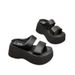 Soft-soled sandals for women 2024 summer new all-match platform thick-soled lightweight small height-enhancing slip-on flip flops_voghion.com