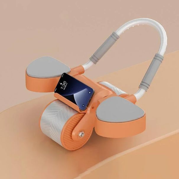 Ab Roller Wheel Automatic Rebound Ab Abdominal Exercise Roller Elbow Support Fitness Workout Equipment Ab Exercise for Home Gym_voghion.com