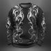 Herren-Sweatshirt mit Grafik-Totem, Golf-Pullover, Langarm-Sweatshirt, Rundhalsausschnitt, modisch, täglich, lässig, 3D-Druck 2025_voghion.com