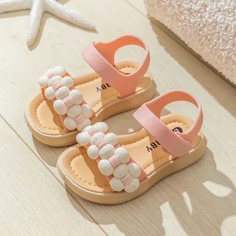 2024 New Children's Slippers Summer Girls and Boys Bathroom Home Anti slip Beach Shoes Soft Soled Baby Sandals_voghion.com