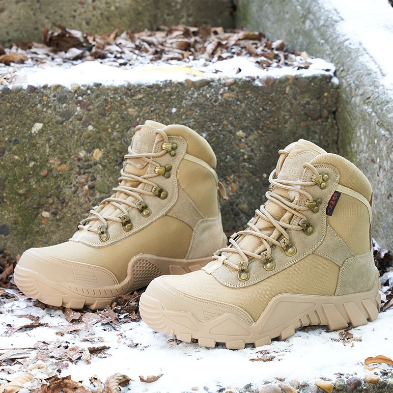 Men's extra thick snow boots fur one men's shoes warm cold anti-skid padded thickened wool cotton shoes men_voghion.com