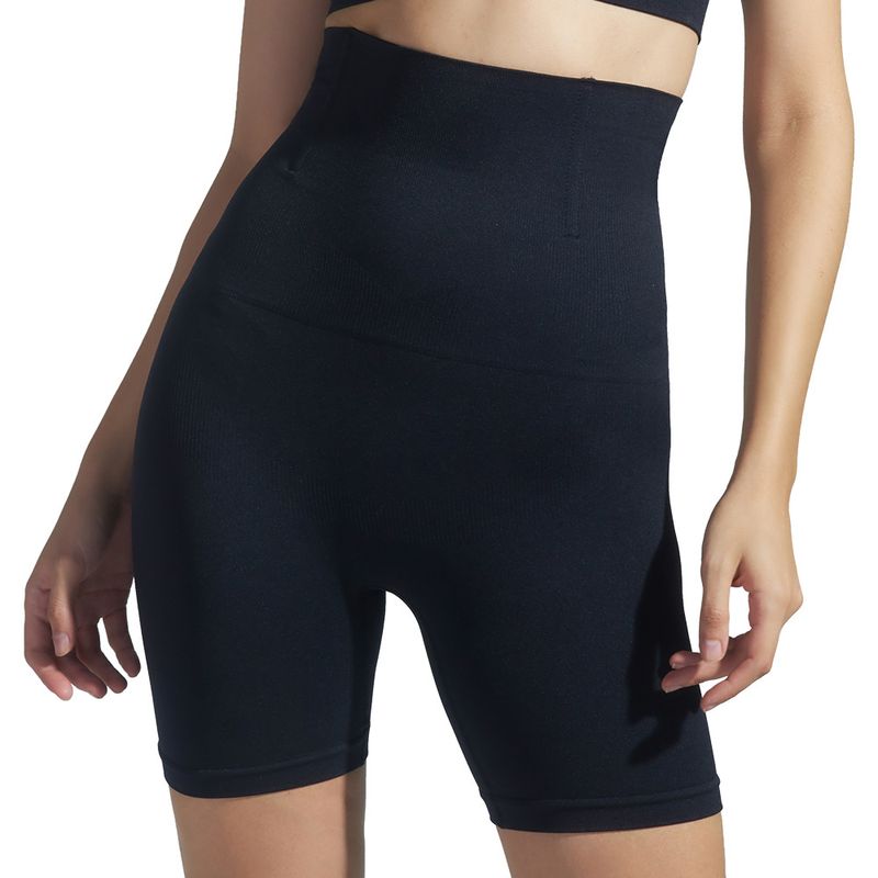 Women's high waist shapewear steel bone fishbone tight underwear corset waist boxer tummy tuck_voghion.com