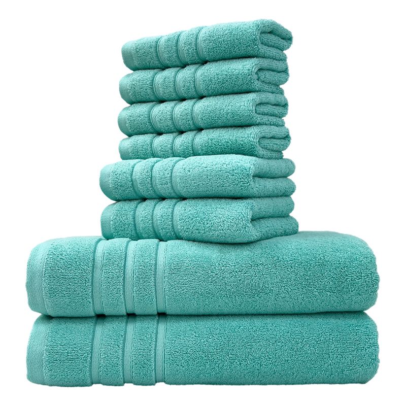 8-Piece Cotton Towel Set - Ultra Soft & Absorbent (Bath Towel Hand Towel Face Towel Extra Thick & Plush Luxury Hotel Quality)​_voghion.com