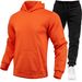 2023 Winter New Trend Versatile Hooded Pullover Set for Men's Thickened Loose Running Spring and Autumn Sweater_voghion.com