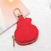 Mini Coin Purse Keychain - Cute Red Lucky Money Bag With Panda Charm, Small Multi-Functional PU Leather Pouch For Keys, Coins & Essentials_voghion.com