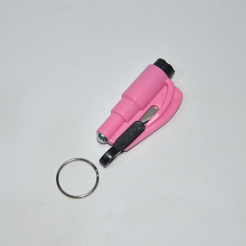 Premium Araba Acil Durum Kaçış Aleti - Tungsten Çelik Uçlu, ABS Saplı ve Anahtarlıklı Mini Güvenlik Çekici, Camları Kırmak ve Emniyet Kemerlerini Kesmek İçin_voghion.com