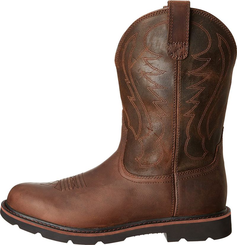 Bottes pour hommes brodées bottes de cowboy occidentales vintage_voghion.com